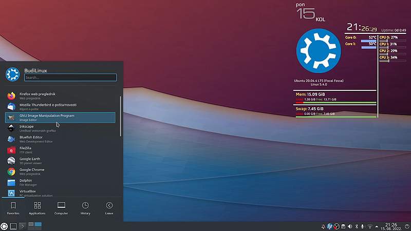 Kubuntu Linux 20.04 LTS